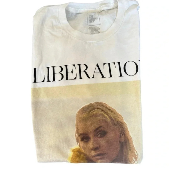 The Thread Shop L Christina Aguilera Liberation white t-shirt - Picture 5 of 5